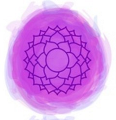 Kron chakra sjunde chakra 10 ml Roller